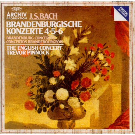 BACH - Pinnock - Concerto brandebourgeois n°4 pour orchestre en sol maje